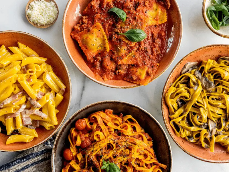 curso de pastas - Qué clases de pastas hay