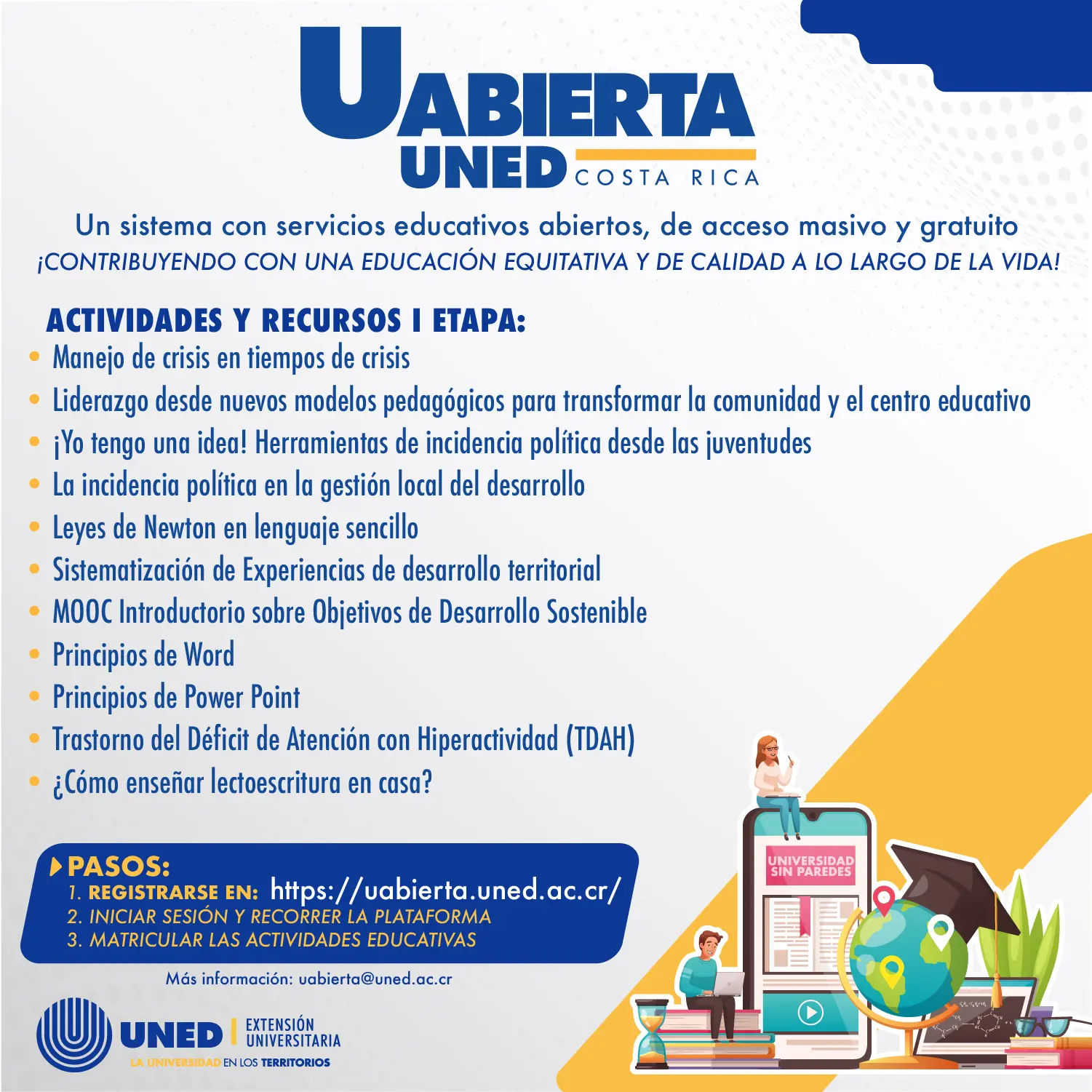 cursos libres uned - Qué cursos imparte la UNED