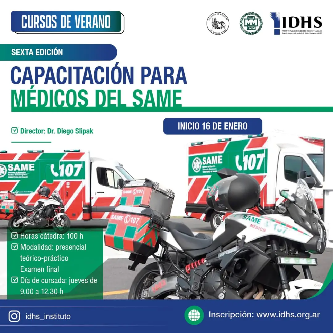 same cursos - Qué cursos necesito para trabajar en SAMU