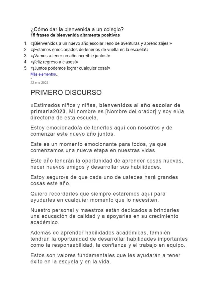 frases de bienvenida a un curso - Qué decir en la bienvenida a clases