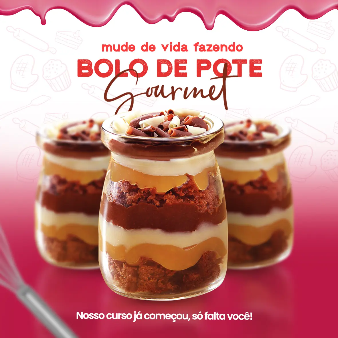 curso bolo no pote gourmet - Qué es bolo no pote