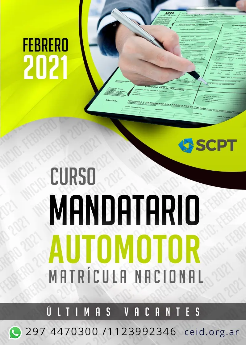 curso de mandatario - Qué es el curso de mandatario