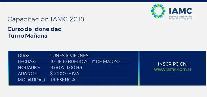 iamc cursos - Qué es el IAMC