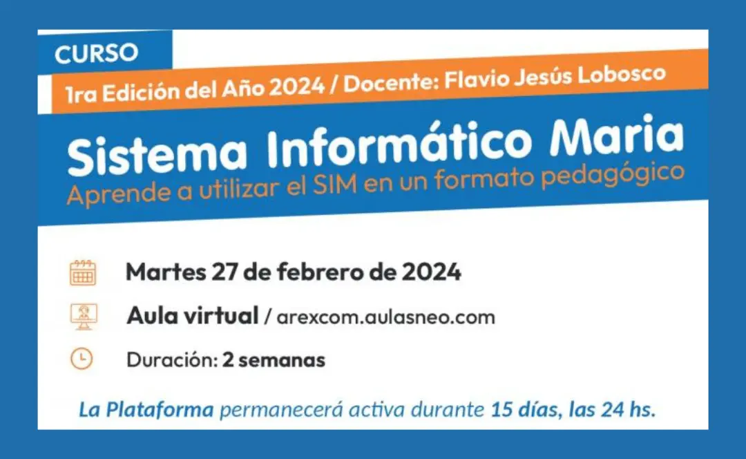 curso sistema informatico maria - Qué es el sistema Malvinas