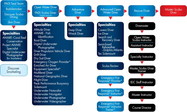 curso buceo padi - Qué es la certificación PADI