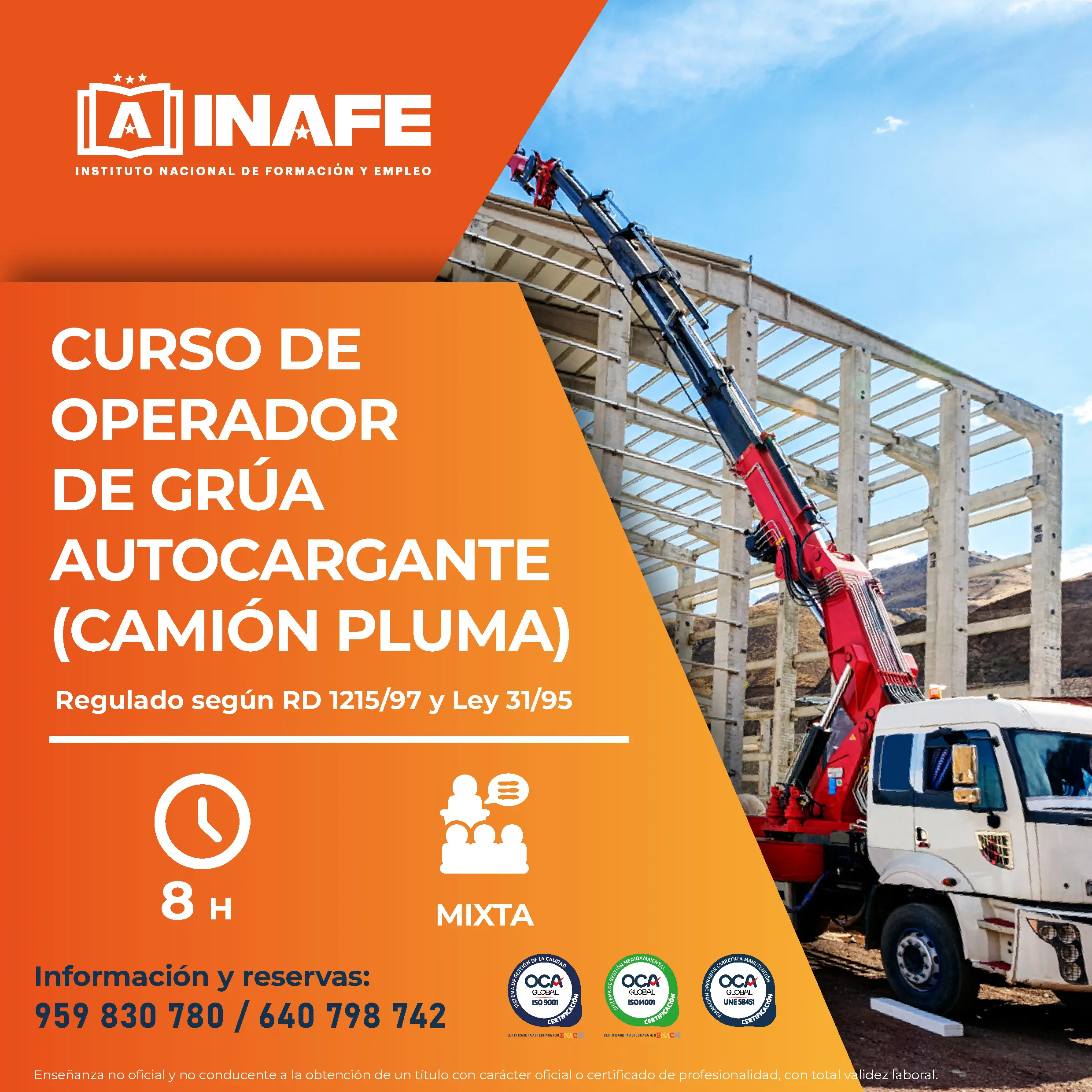 curso grua pluma inacap - Qué es la educación continua Inacap