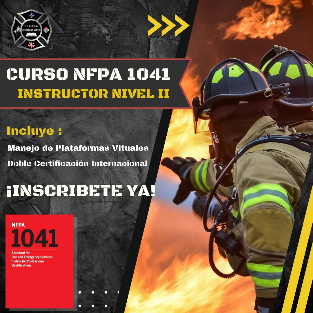 curso para instructor de bomberos - Qué es la NFPa 1041