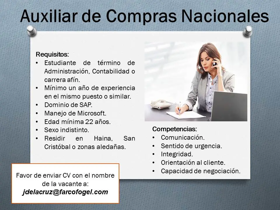 auxiliar de compras curso - Qué es lo que hace un asistente de compras