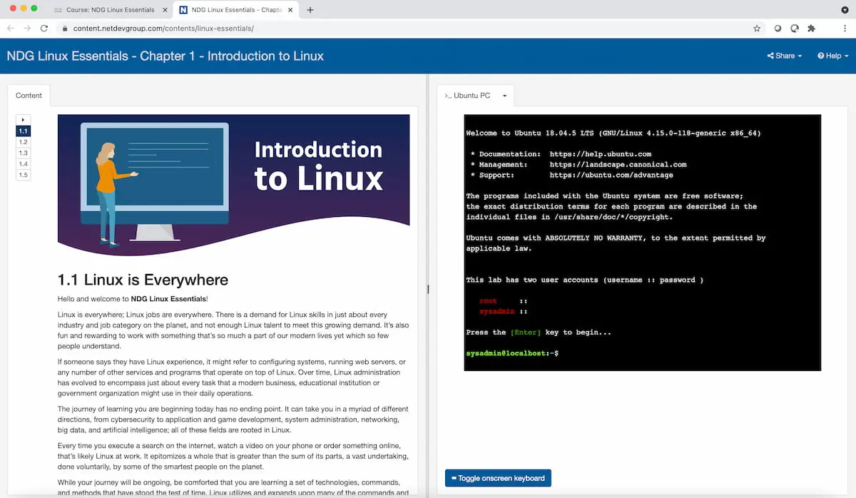 curso linux cisco - Qué es ndg linux