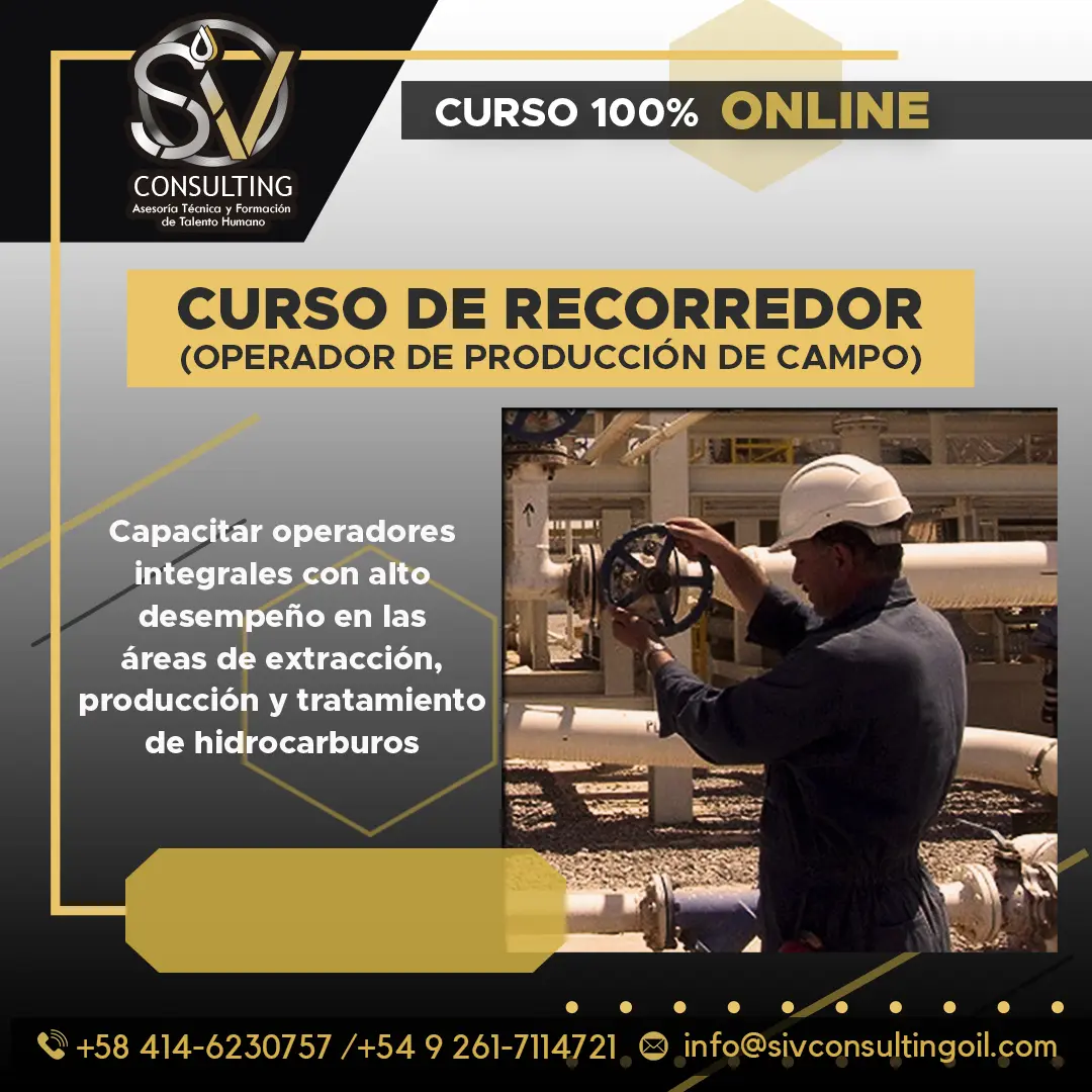 curso de operador de planta petrolera - Qué es un operador petrolero