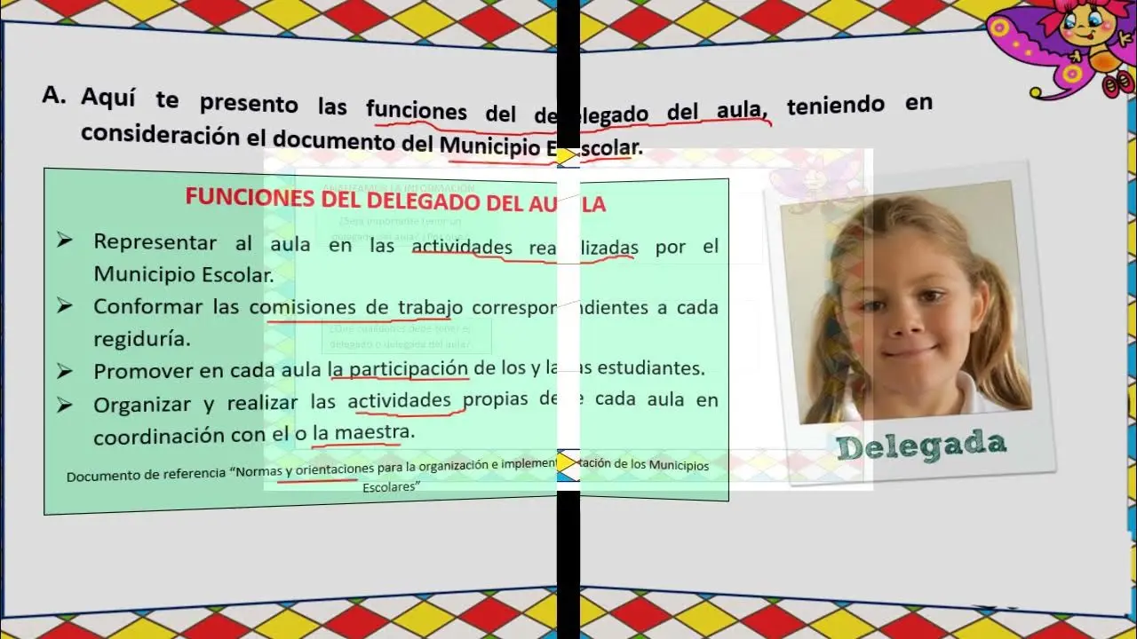 delegado de curso escolar - Qué es una delegada escolar