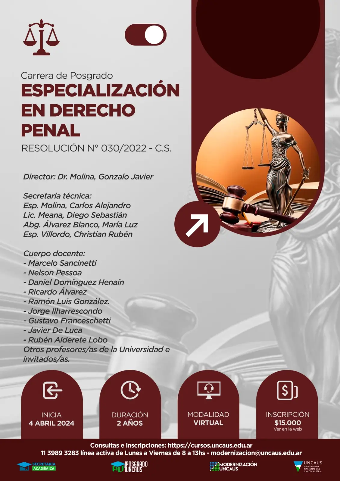 cursos de especializacion en derecho - Qué especialidades hay en el derecho