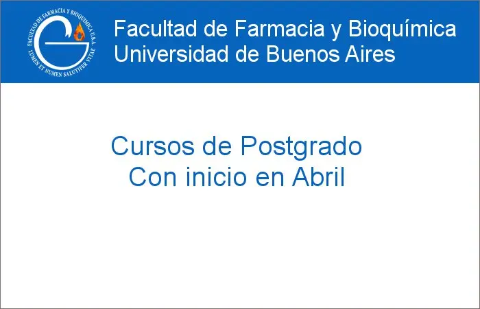 ffyb cursos posgrado - Qué especializaciones puede hacer un bioquímico