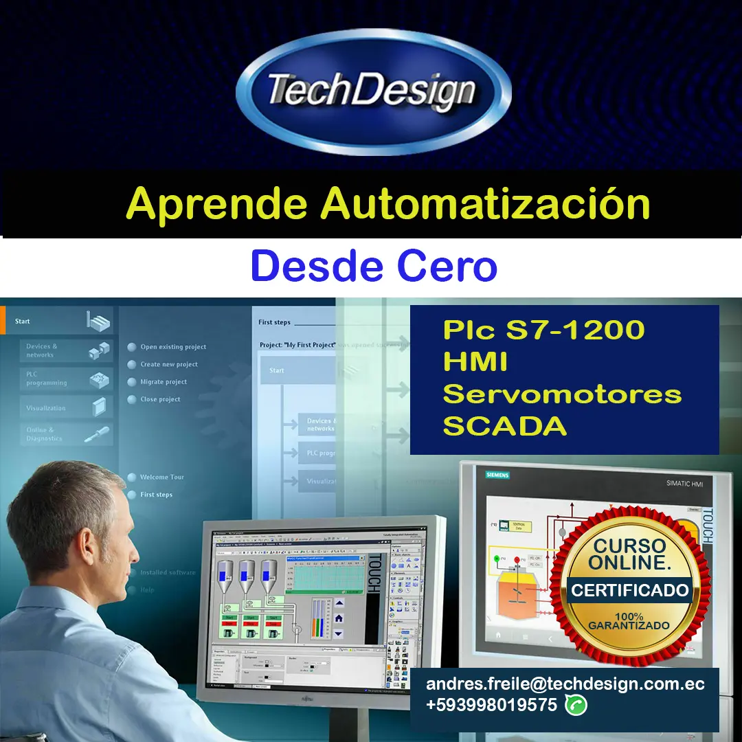 curso de automatizacion y control industrial - Qué estudia la automatización y control industrial