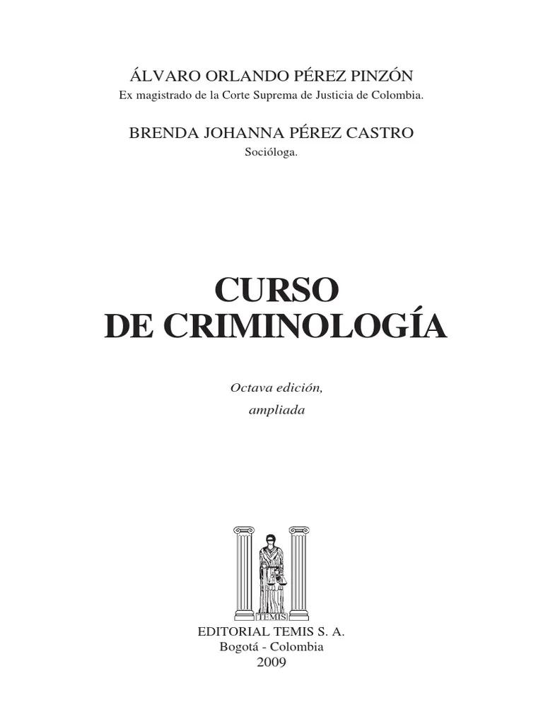 descargar curso de criminologia - Qué estudia la criminología pdf