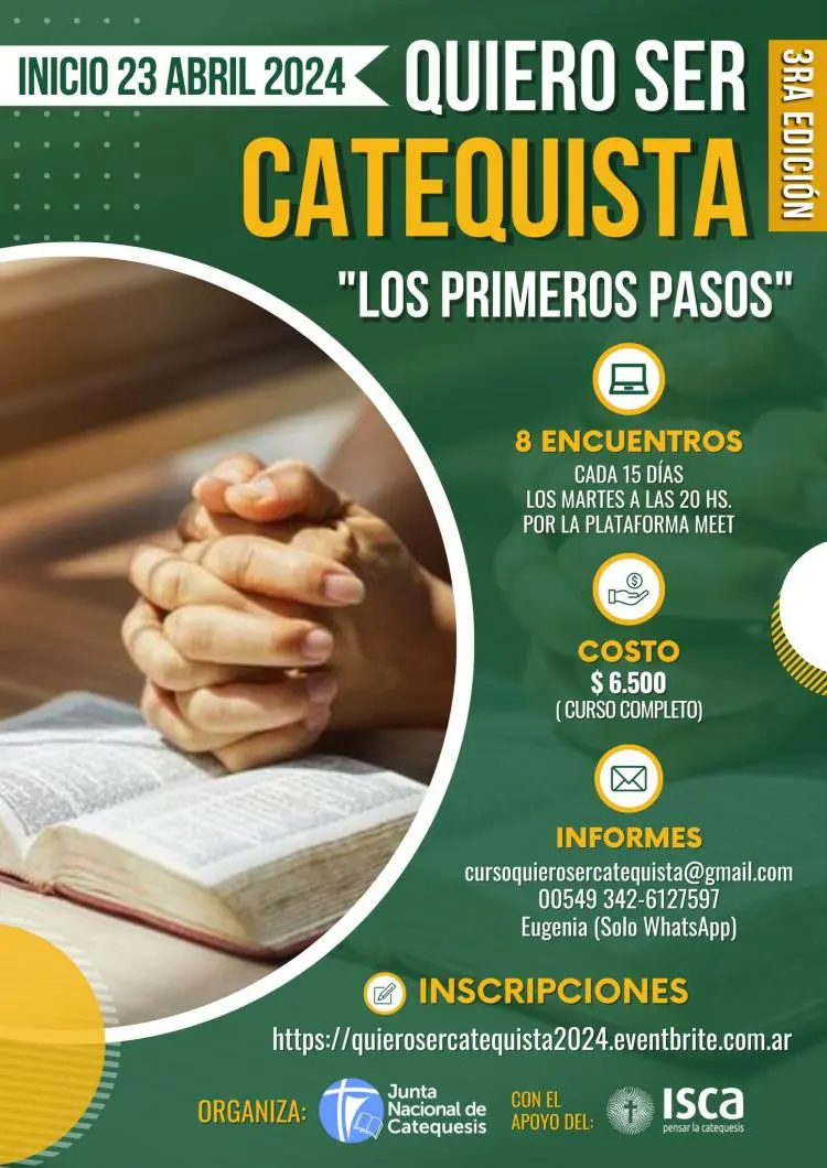 cursos catequistas catolicos - Qué estudian los catequistas