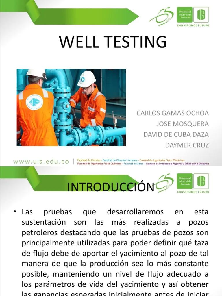 curso de well testing - Qué hace un ingeniero de well testing