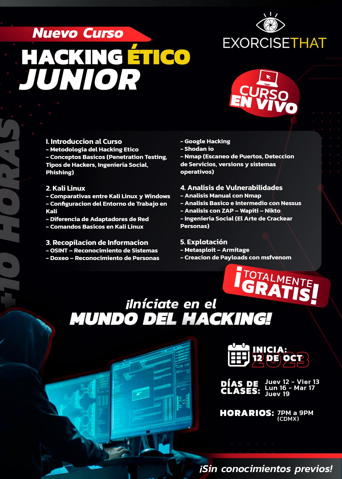 curso hacker etico - Qué hay que estudiar para aprender a hackear