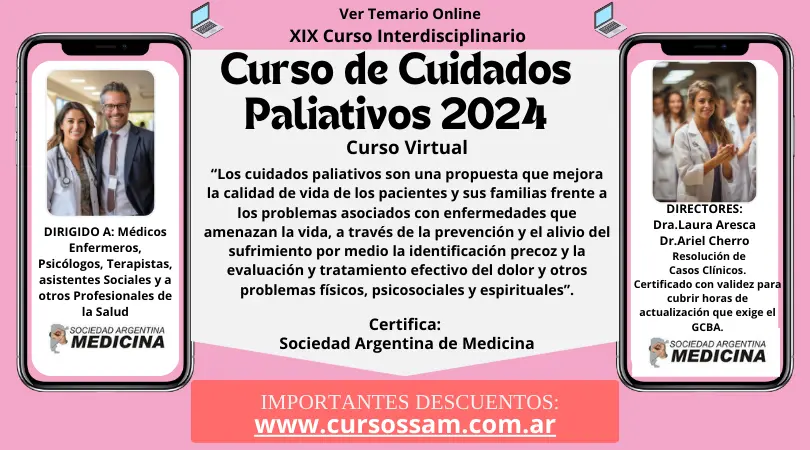 curso cuidados paliativos argentina - Qué hay que estudiar para ser cuidados paliativos