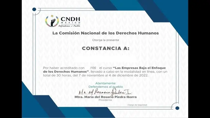 cursos cndh - Qué ofrece la CNDH