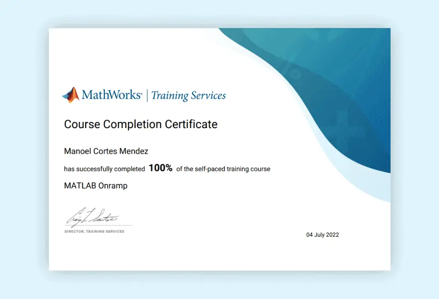 curso de matlab con certificado - Qué se aprende en MATLAB