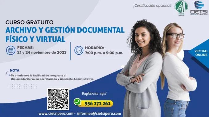 cursos de archivo online gratis con certificado - Qué se debe estudiar para ser auxiliar de archivo