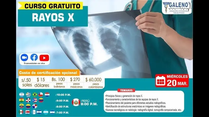 curso de rayos x - Qué se necesita para estudiar rayos X