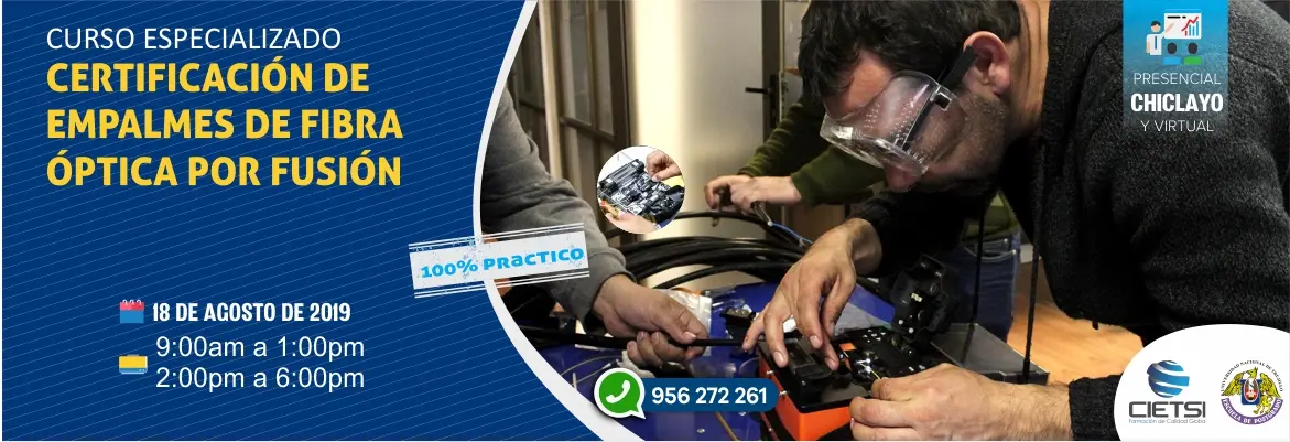 curso de fusion de fibra optica - Qué se necesita para hacer una fusión de fibra óptica