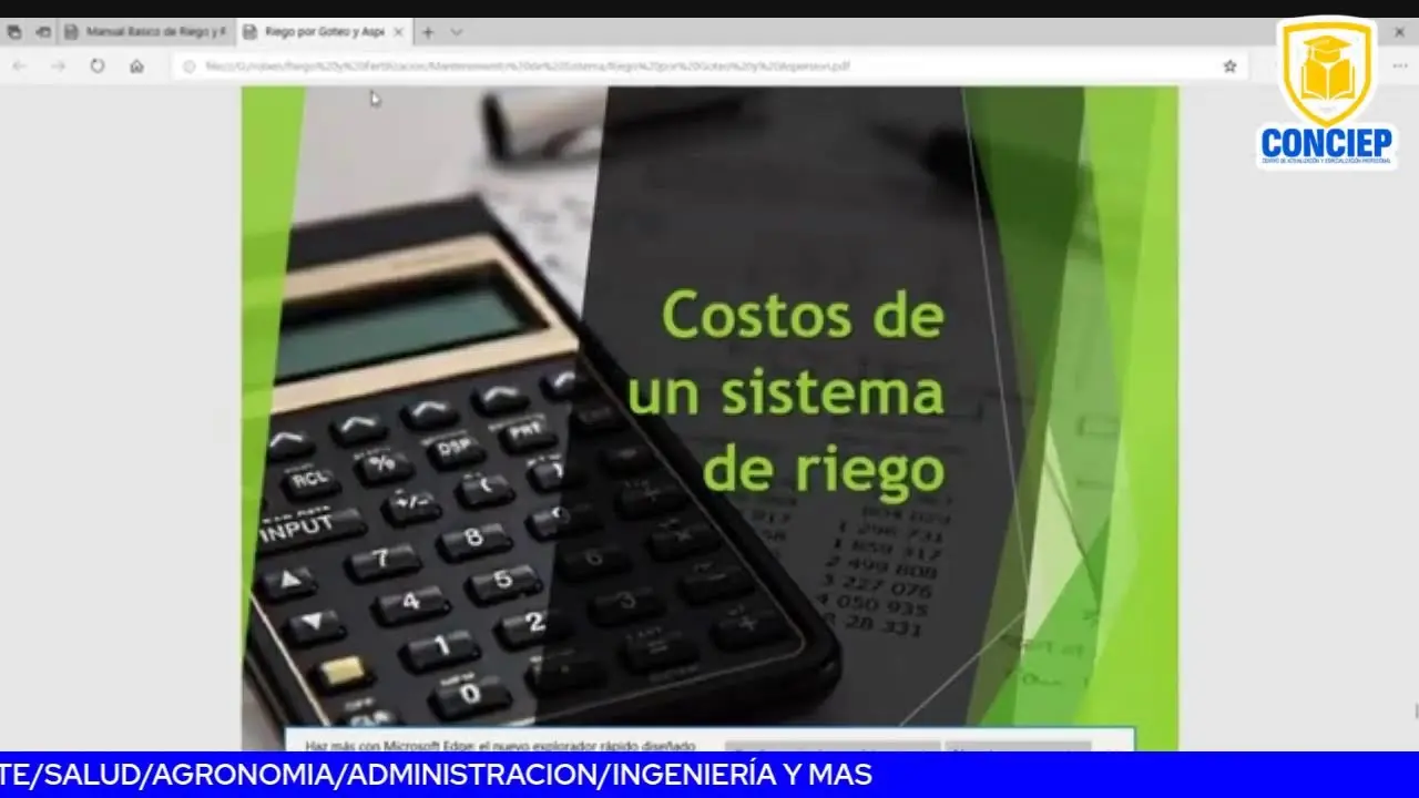 curso de riego por aspersion gratis - Qué se necesita para riego por aspersión