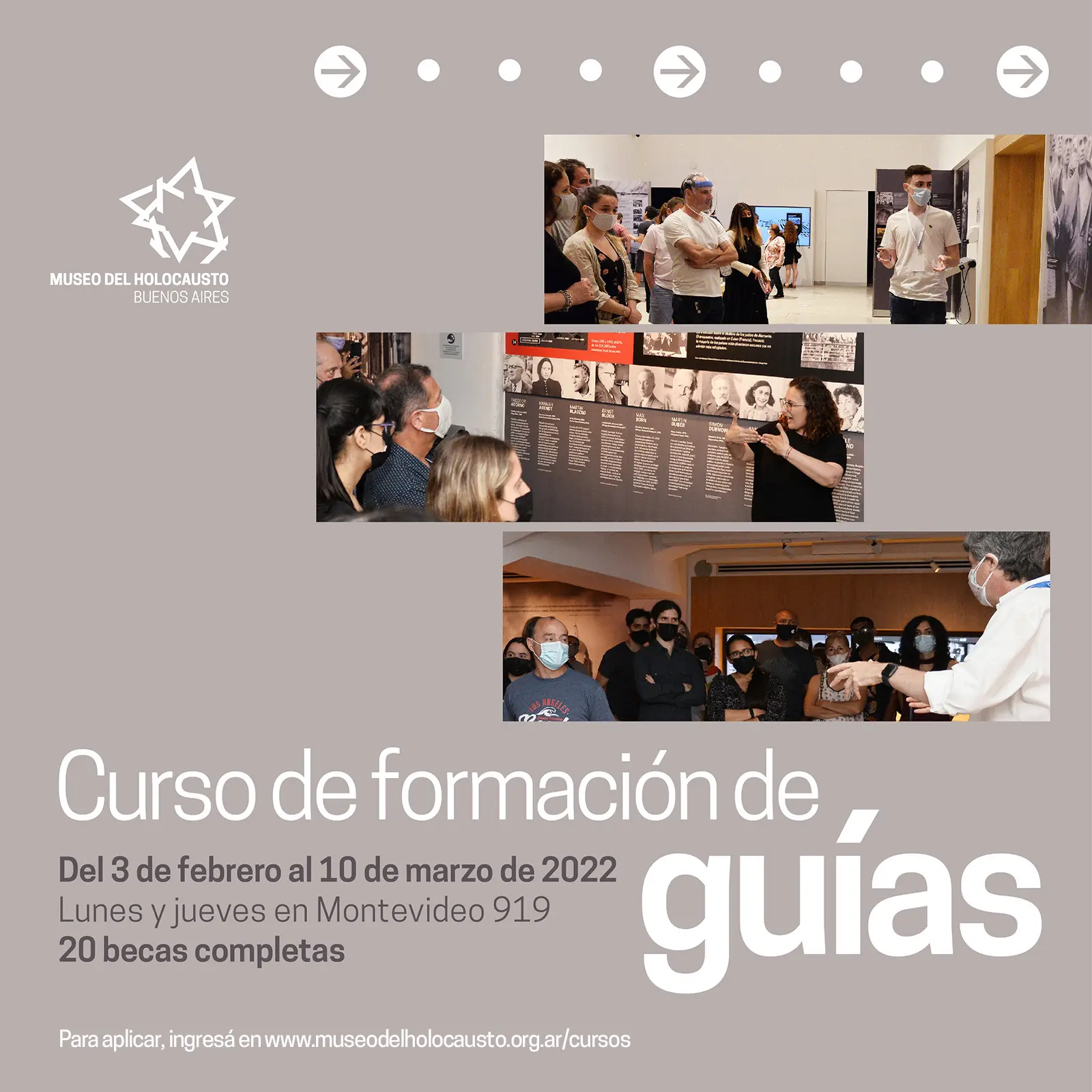 guia de museo curso - Qué se necesita para ser guía de un museo