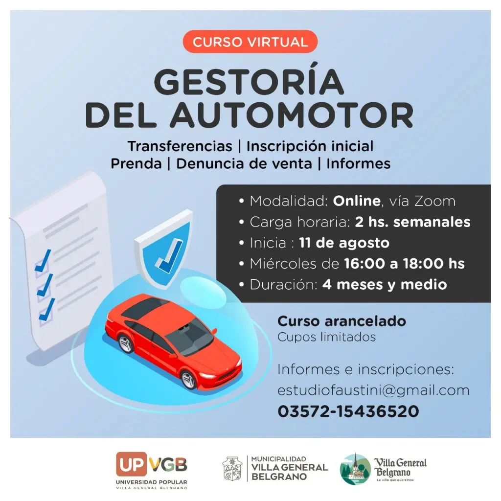 curso de mandatario del automotor gratis - Qué se necesita para ser mandatario del automotor
