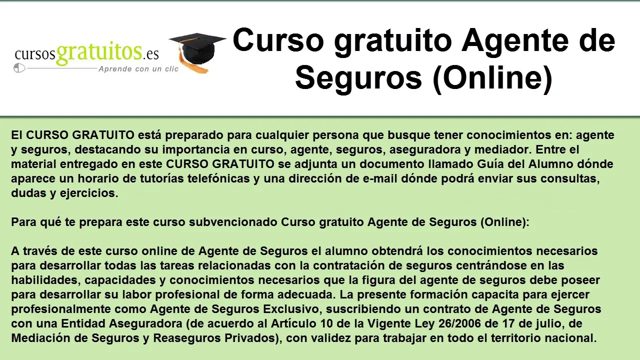 curso corredor de seguros gratis - Qué se necesita para ser un corredor de seguros