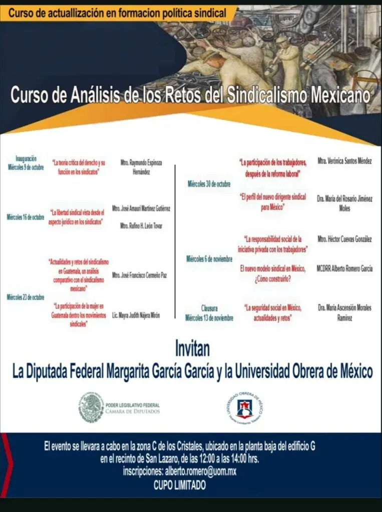 curso de dirigente sindical - Qué se necesita para ser un líder sindical