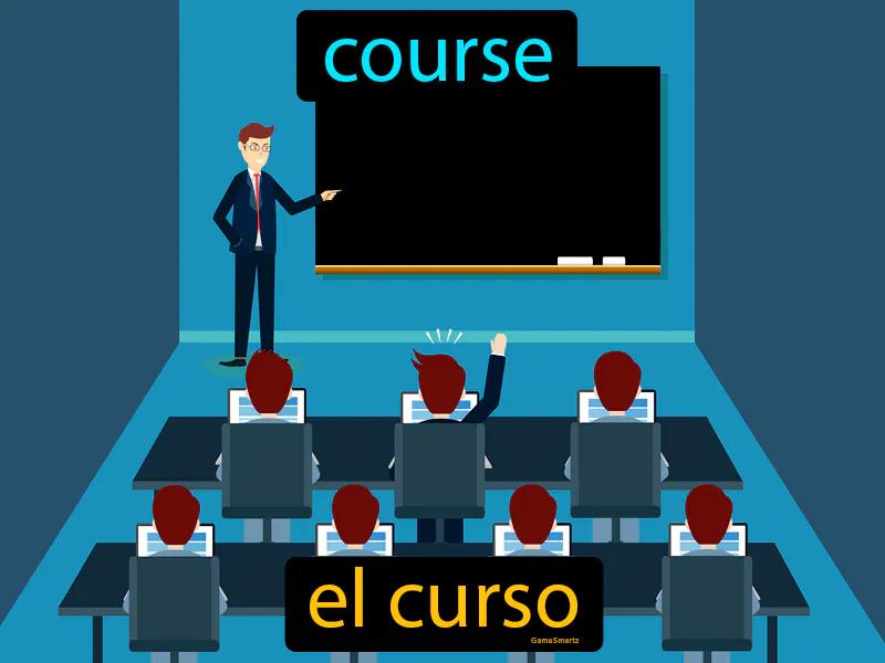 curso meaning - Qué significa "un curso" en español