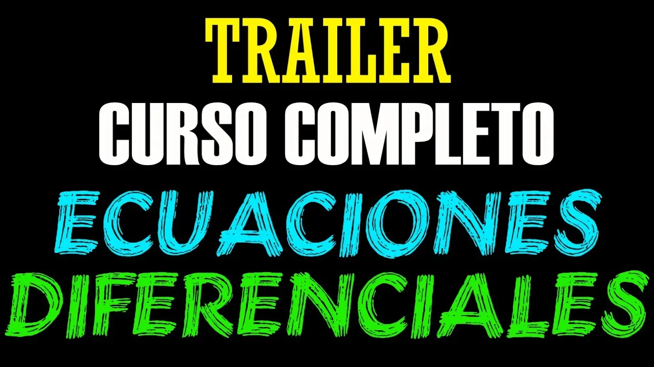 curso completo de ecuaciones diferenciales - Qué tan difíciles son las ecuaciones diferenciales