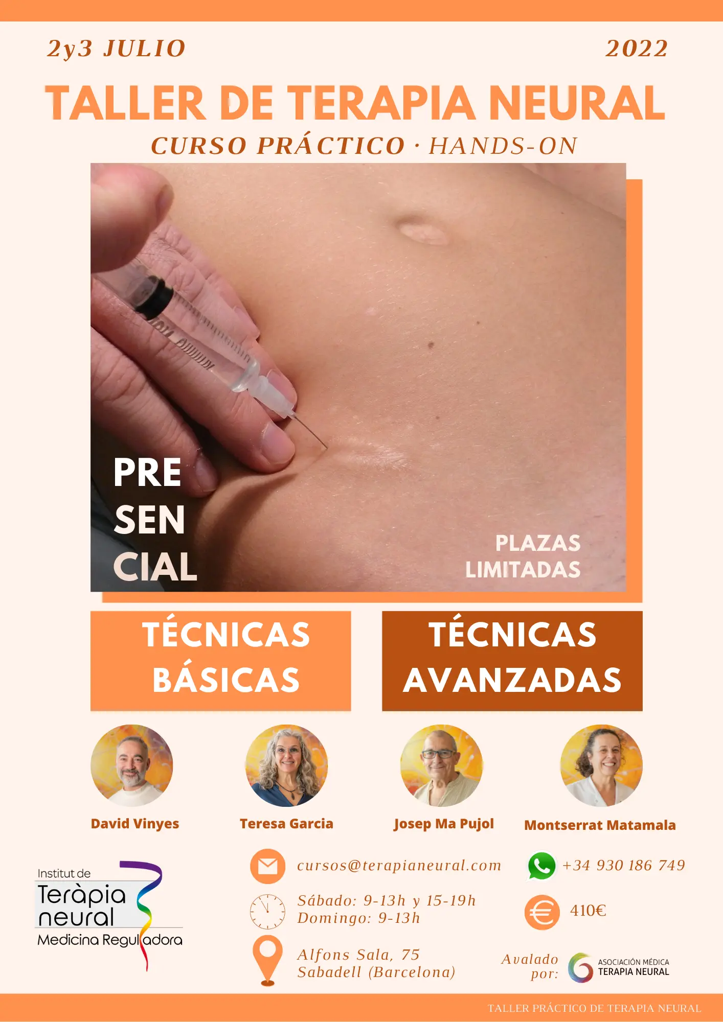 curso de terapia neural - Quién puede realizar terapia neural