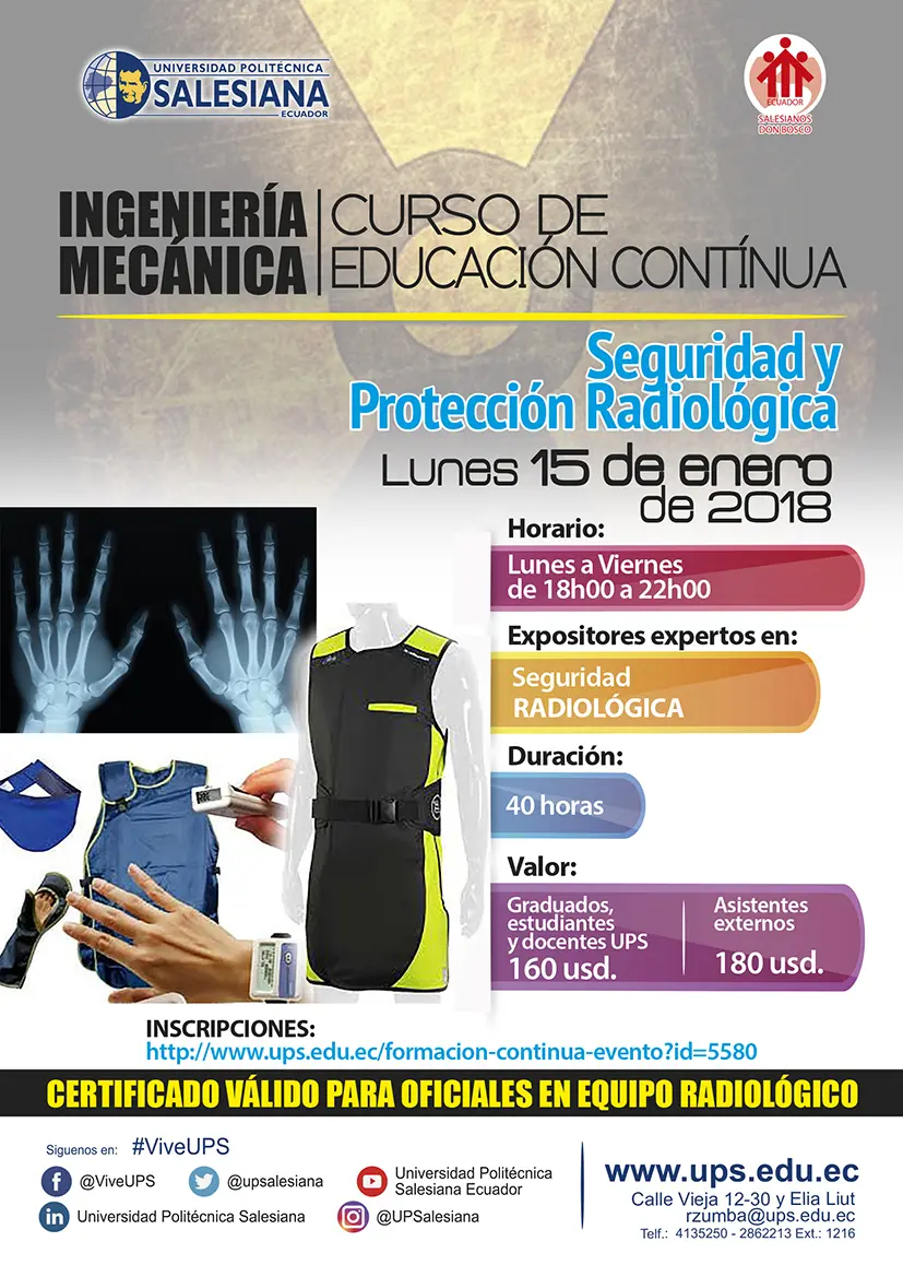 curso de seguridad radiológica - Quién puede ser oficial de protección radiológica