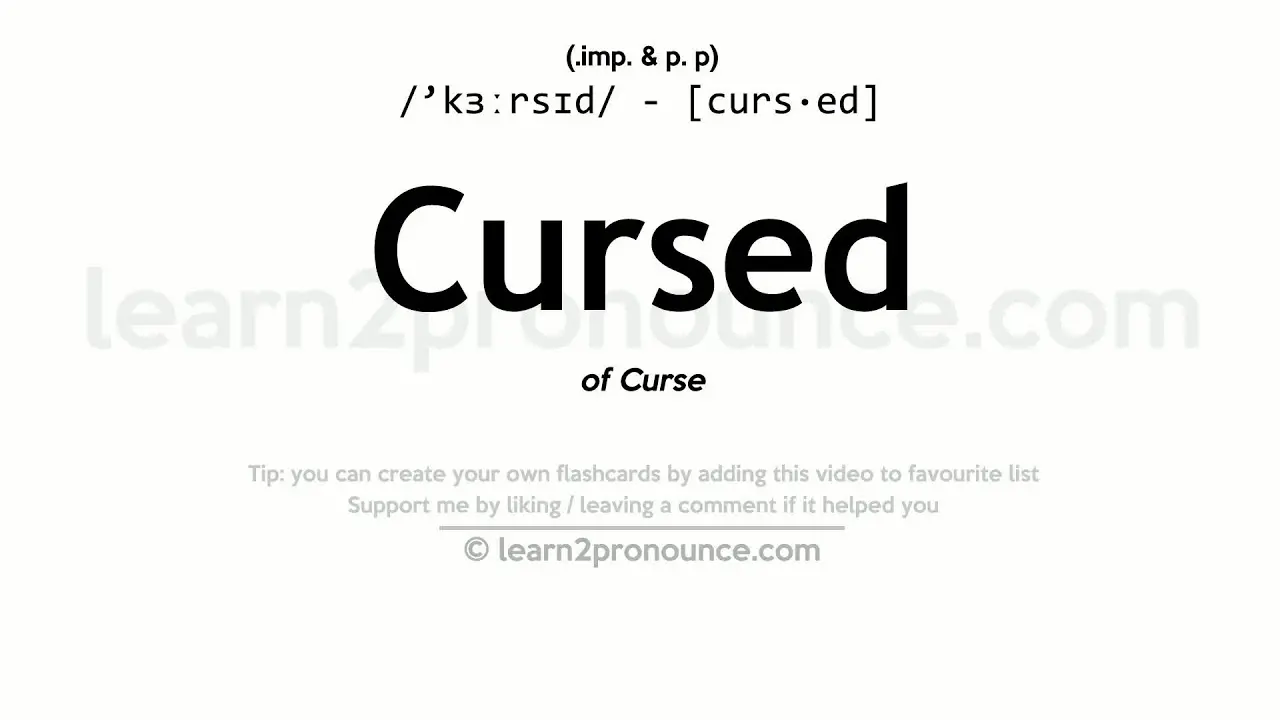 curse meaning - What is the full meaning of curse