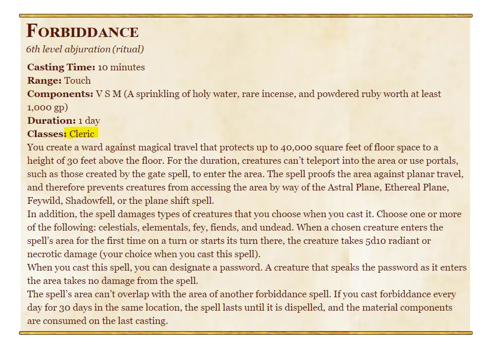 curse of strahd spells - What spells does Strahd have