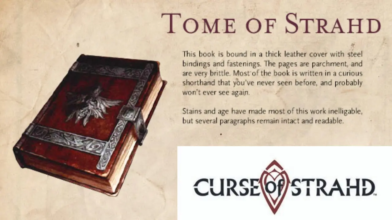 curse of strahd tome of strahd - What to do with the tome of Strahd