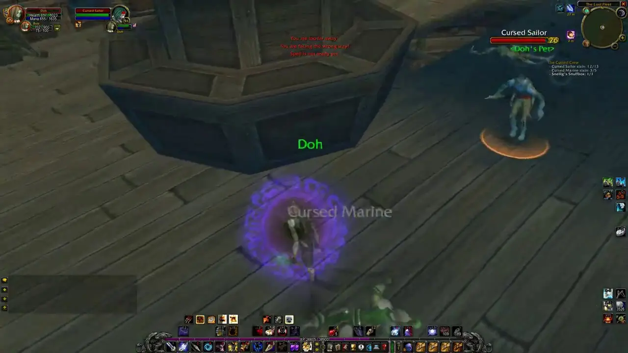 wow classic the cursed crew - Where is Snellig's snuffbox